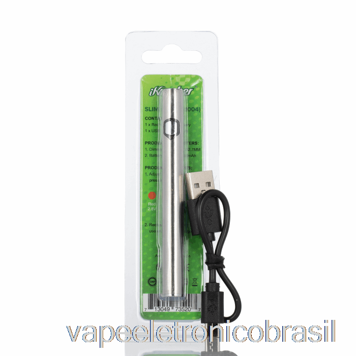 Vape Vaporesso Ikrusher Caneta Fina Vaporizador Bateria Prata